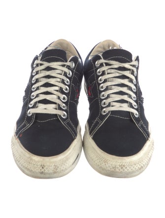Comme des Garçons Play x Converse Canvas Printed Sneakers