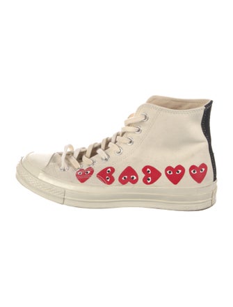 Comme des Garçons Play x Converse Canvas Graphic Print Sneakers