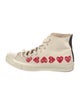 Comme des Garçons Play x Converse Canvas Graphic Print Sneakers