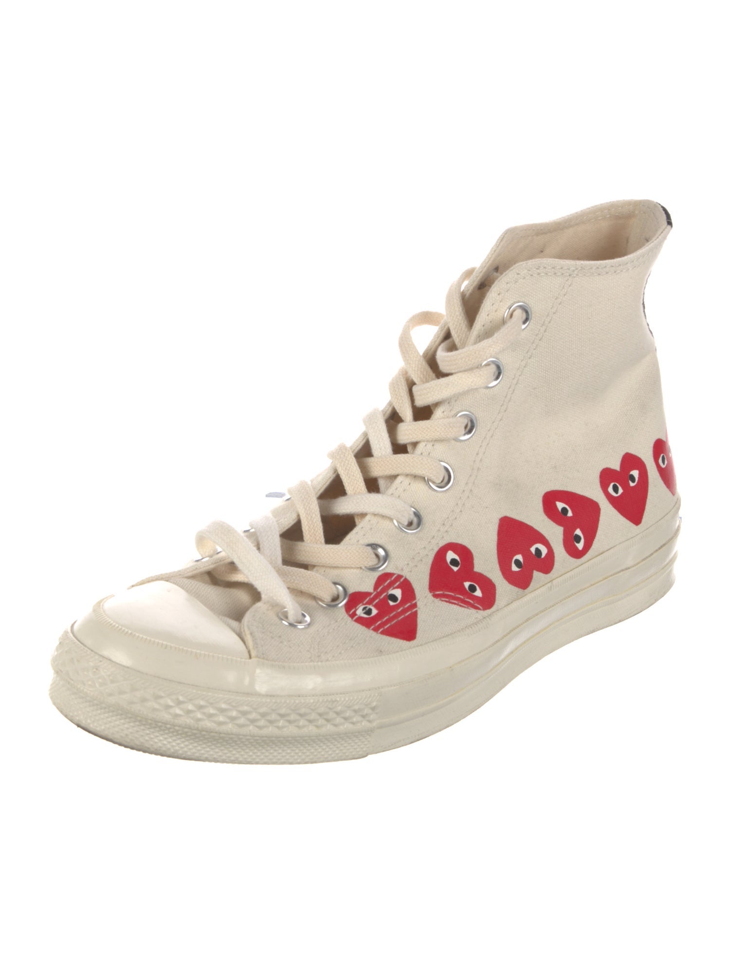 Comme des Garçons Play x Converse Canvas Graphic Print Sneakers
