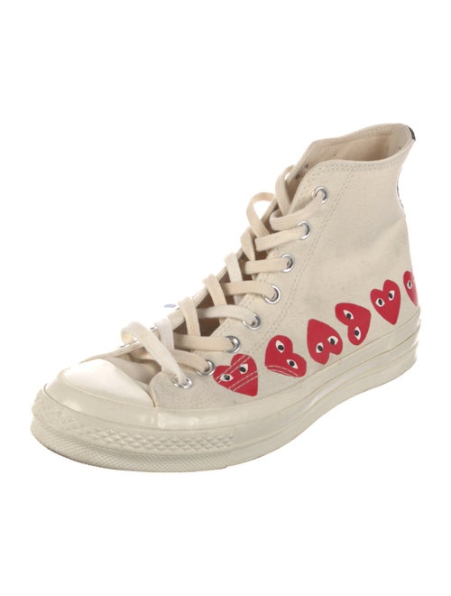 Comme des Garçons Play x Converse Canvas Graphic Print Sneakers