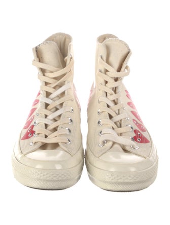 Comme des Garçons Play x Converse Canvas Graphic Print Sneakers