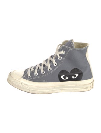 Comme des Garçons Play x Converse Canvas Printed Sneakers