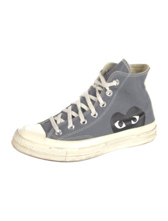 Comme des Garçons Play x Converse Canvas Printed Sneakers