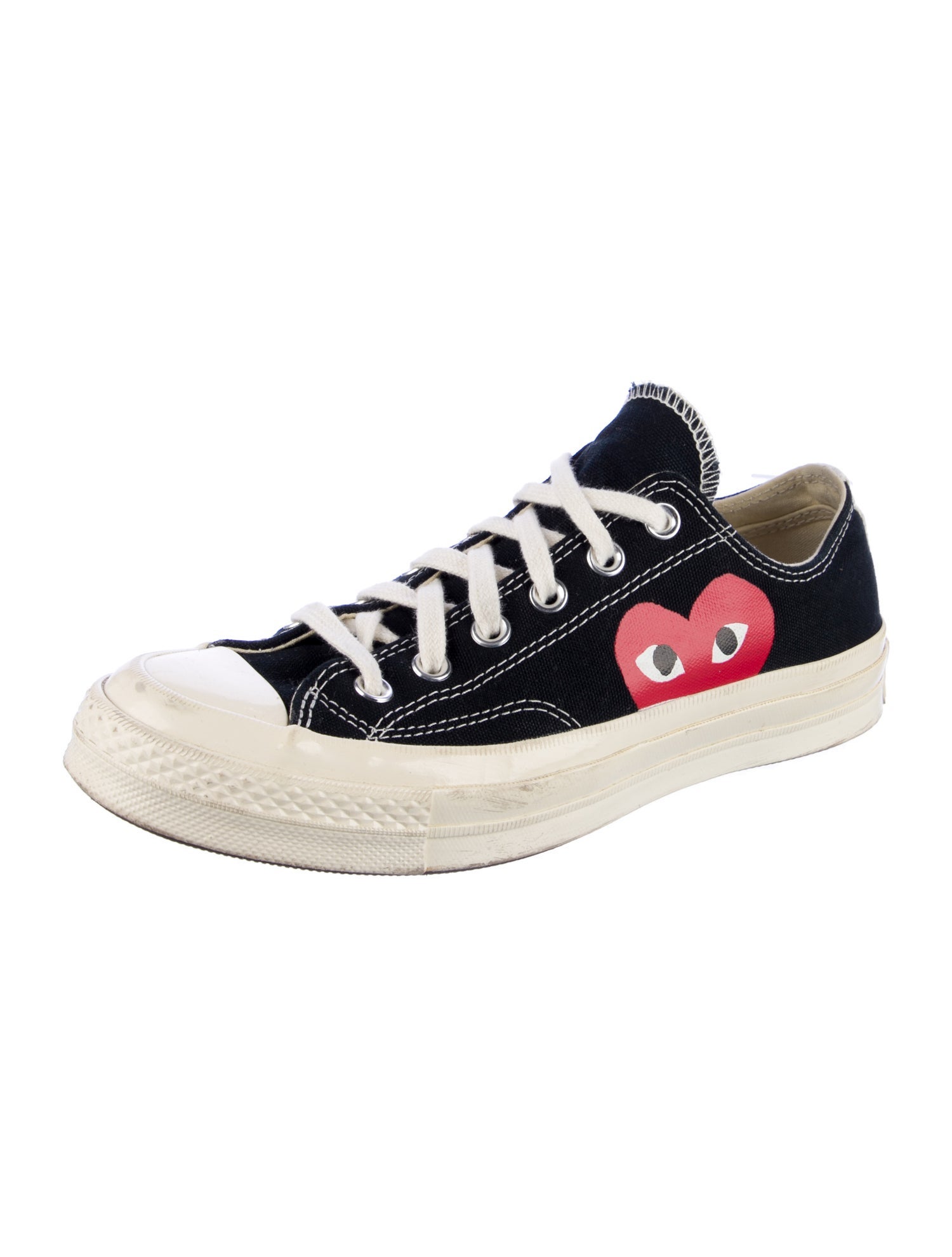 Comme des Garçons Play x Converse Canvas Printed Sneakers