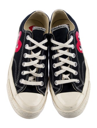 Comme des Garçons Play x Converse Canvas Printed Sneakers