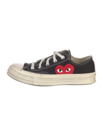 Comme des Garçons Play x Converse Canvas Printed Sneakers