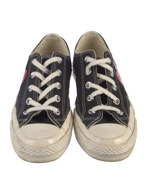 Comme des Garçons Play x Converse Canvas Printed Sneakers