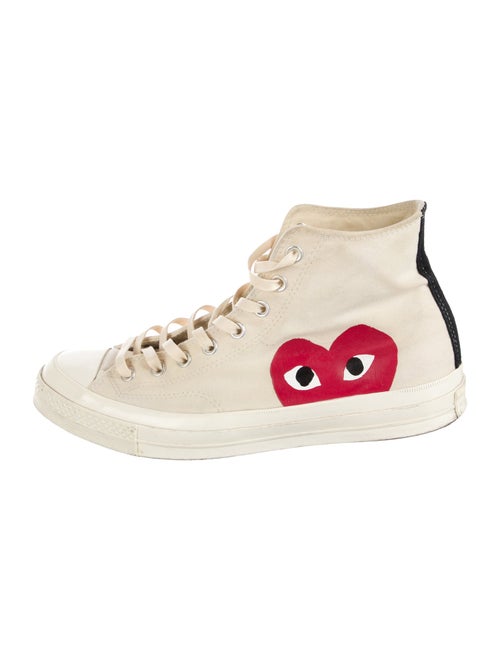 Comme des Garçons Play x Converse Canvas Graphic Print Sneakers