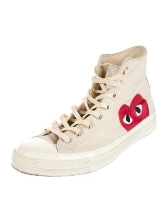 Comme des Garçons Play x Converse Canvas Graphic Print Sneakers