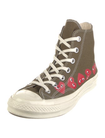 Comme des Garçons Play x Converse Canvas Graphic Print Sneakers