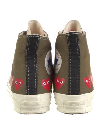 Comme des Garçons Play x Converse Canvas Graphic Print Sneakers