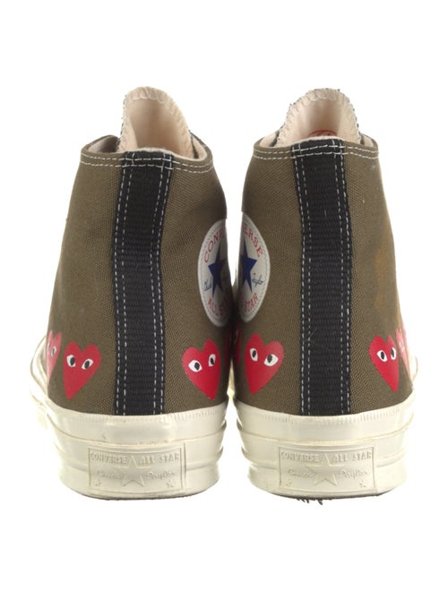 Comme des Garçons Play x Converse Canvas Graphic Print Sneakers