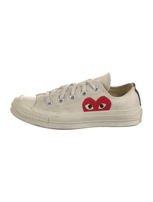 Comme des Garçons Play x Converse Canvas Printed Sneakers