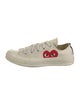 Comme des Garçons Play x Converse Canvas Printed Sneakers
