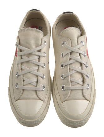 Comme des Garçons Play x Converse Canvas Printed Sneakers