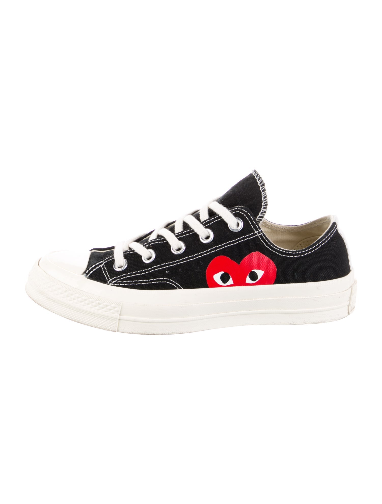 Comme des Garçons Play x Converse Canvas Graphic Print Sneakers