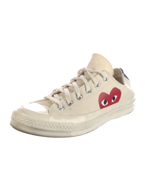 Comme des Garçons Play x Converse Canvas Printed Sneakers