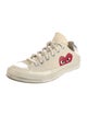 Comme des Garçons Play x Converse Canvas Printed Sneakers