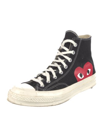 Comme des Garçons Play x Converse Canvas Printed Sneakers