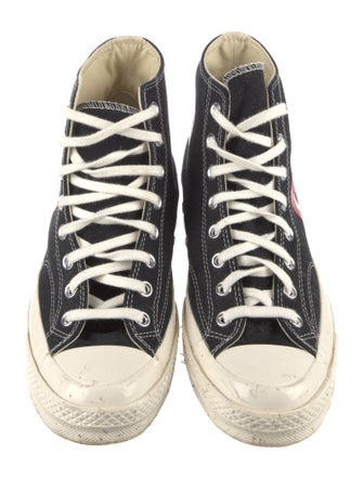 Comme des Garçons Play x Converse Canvas Printed Sneakers