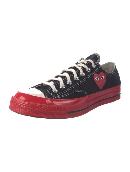 Comme des Garçons Play x Converse Canvas Printed Sneakers w/ Tags