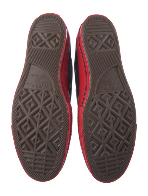 Comme des Garçons Play x Converse Canvas Printed Sneakers w/ Tags