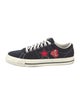 Comme des Garçons Play x Converse Canvas Printed Sneakers