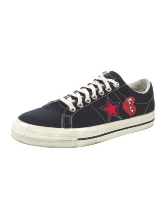 Comme des Garçons Play x Converse Canvas Printed Sneakers
