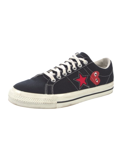 Comme des Garçons Play x Converse Canvas Printed Sneakers