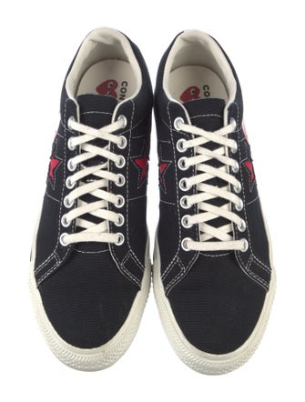 Comme des Garçons Play x Converse Canvas Printed Sneakers