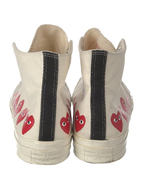 Comme des Garçons Play x Converse Canvas Printed Sneakers