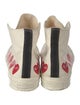 Comme des Garçons Play x Converse Canvas Printed Sneakers