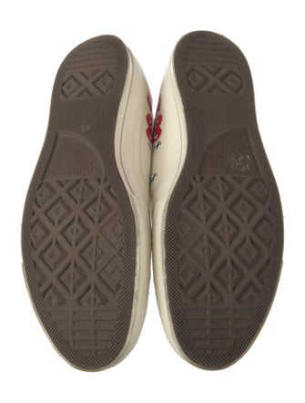 Comme des Garçons Play x Converse Canvas Printed Sneakers