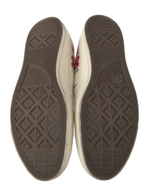 Comme des Garçons Play x Converse Canvas Printed Sneakers