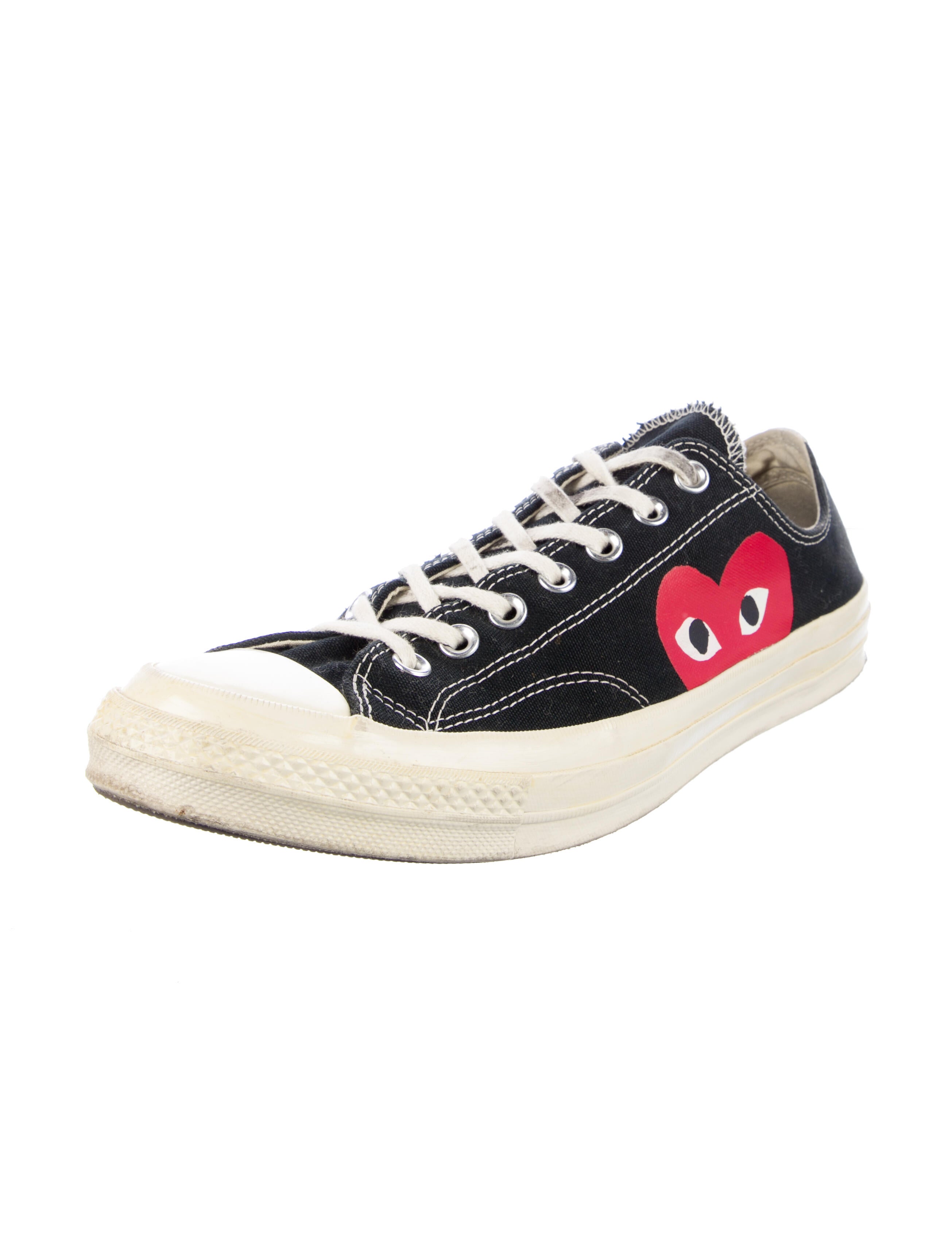 Comme des Garçons Play x Converse Canvas Printed Sneakers