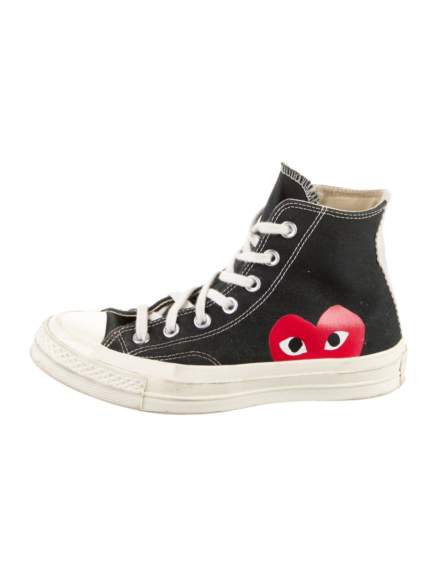 Comme des Garçons Play x Converse Canvas Printed Sneakers