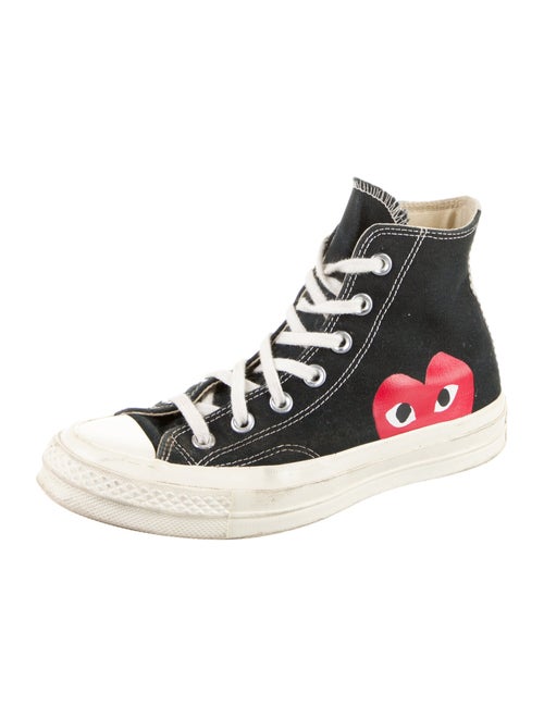 Comme des Garçons Play x Converse Canvas Printed Sneakers