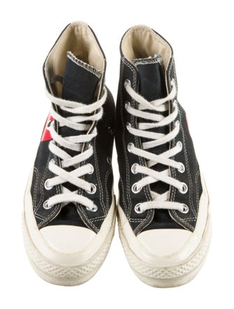 Comme des Garçons Play x Converse Canvas Printed Sneakers