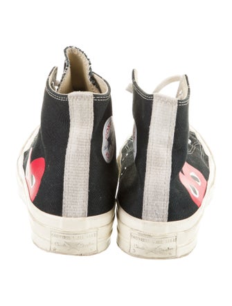 Comme des Garçons Play x Converse Canvas Printed Sneakers