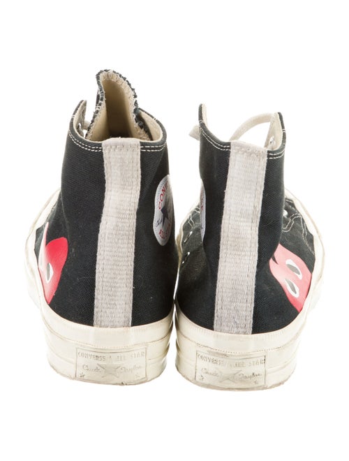 Comme des Garçons Play x Converse Canvas Printed Sneakers