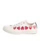 Comme des Garçons Play x Converse Canvas Colorblock Pattern Sneakers