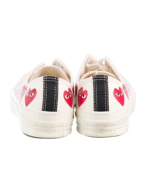 Comme des Garçons Play x Converse Canvas Colorblock Pattern Sneakers