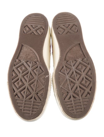 Comme des Garçons Play x Converse Canvas Colorblock Pattern Sneakers