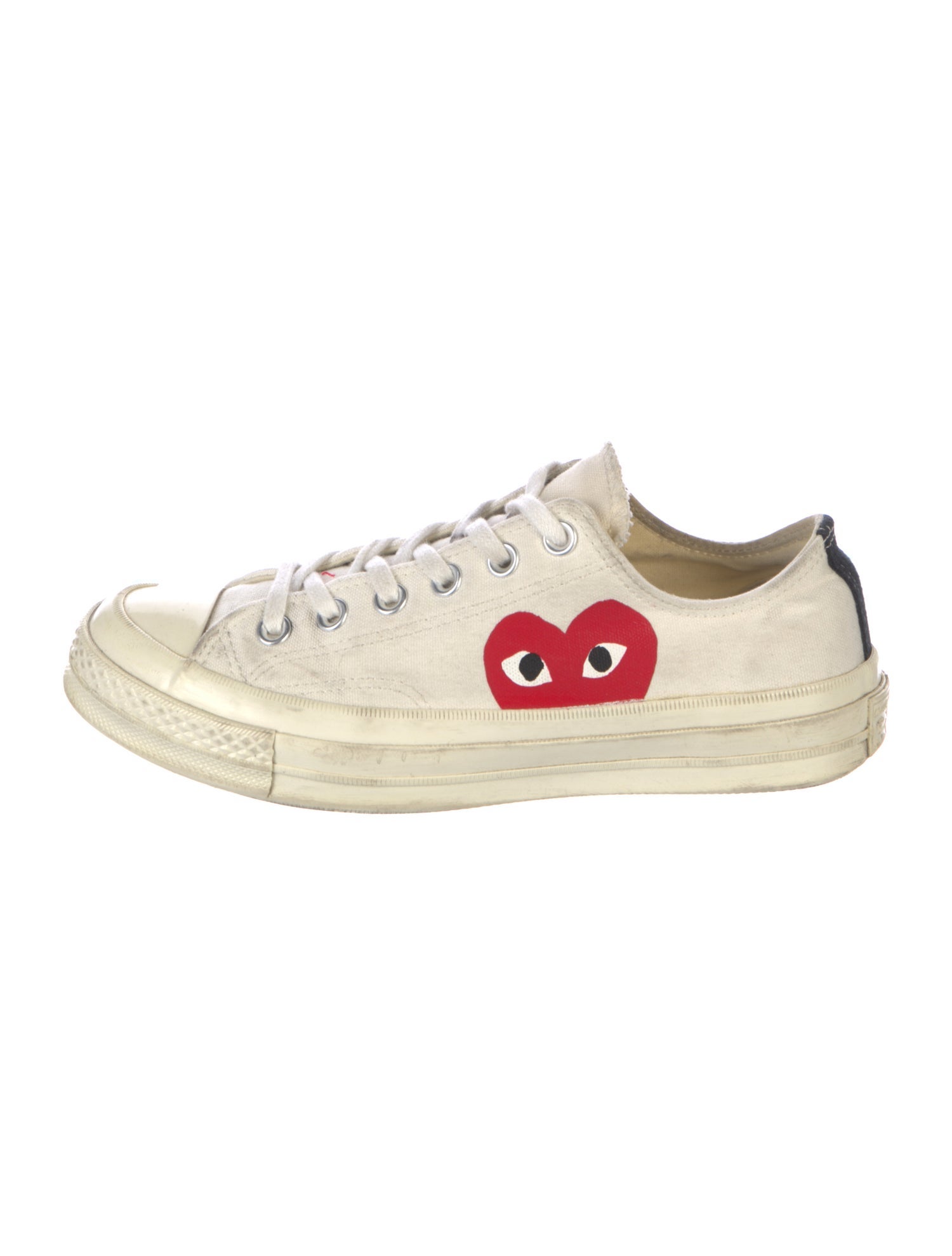 Comme des Garçons Play x Converse Canvas Printed Sneakers