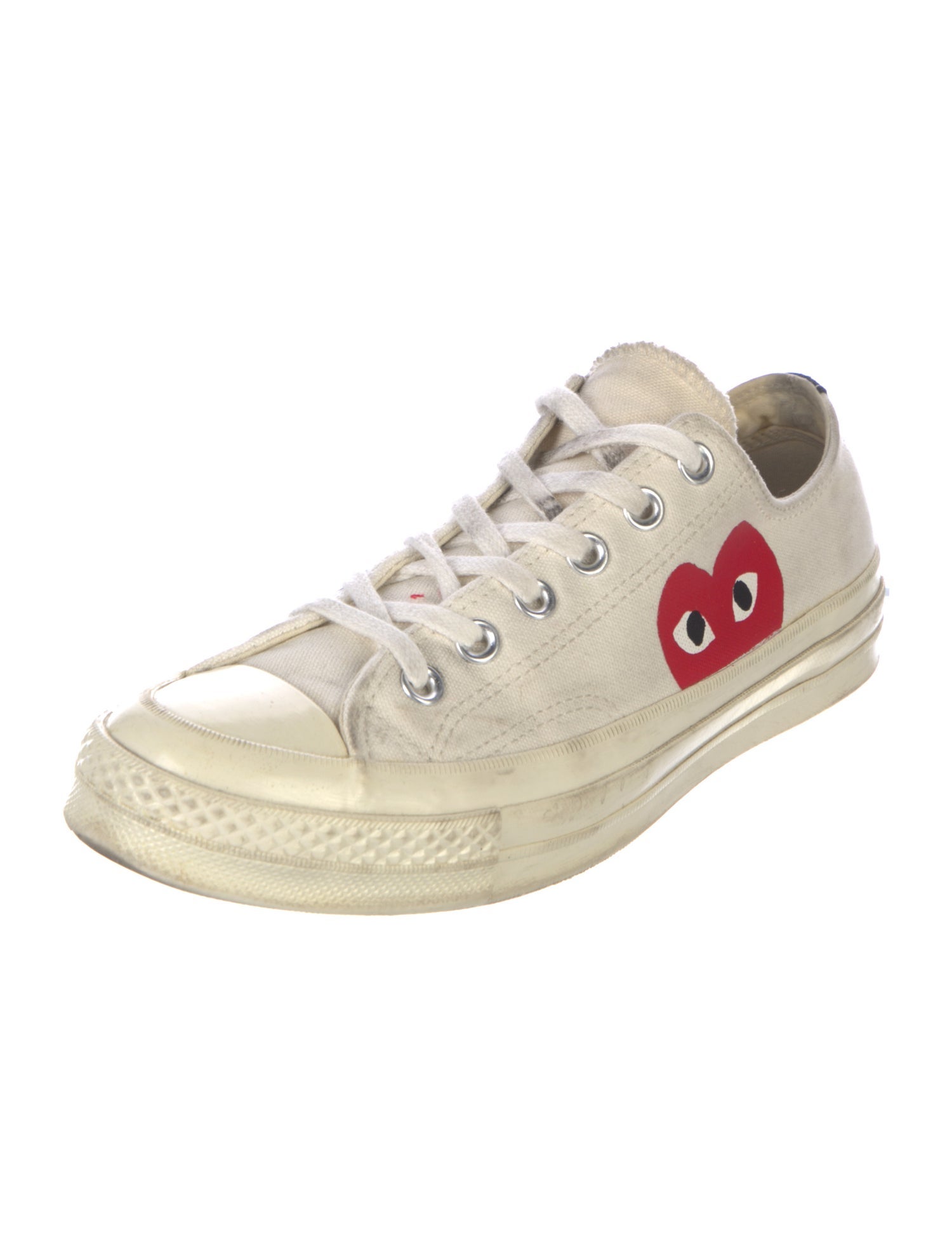 Comme des Garçons Play x Converse Canvas Printed Sneakers