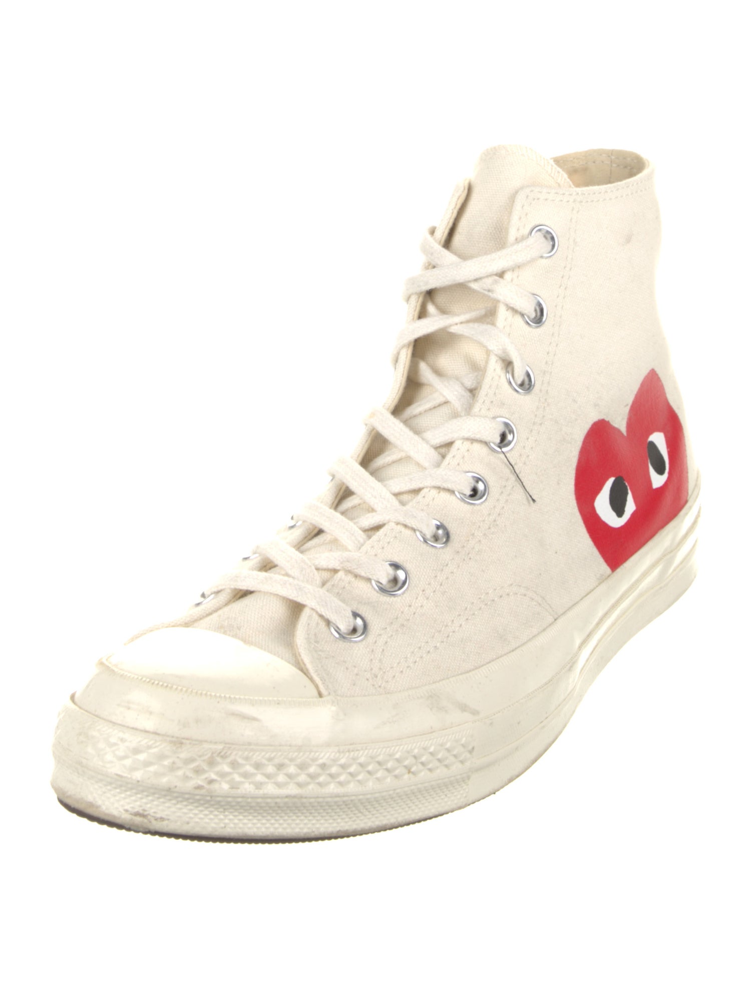 Comme des Garçons Play x Converse Canvas Printed Sneakers