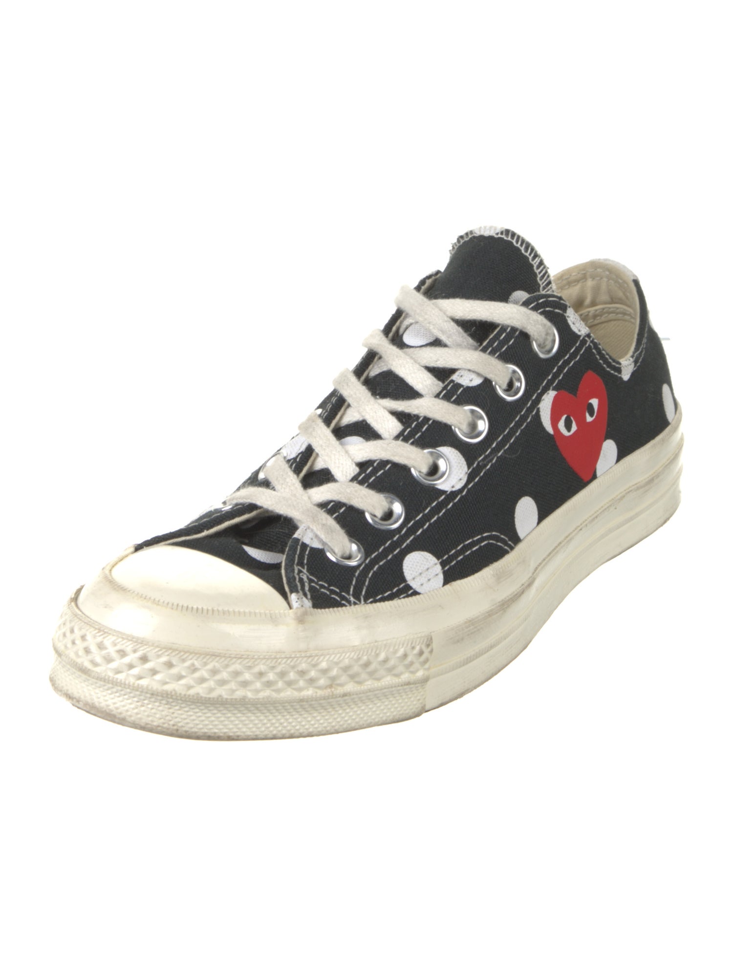 Comme des Garçons Play x Converse Canvas Printed Sneakers