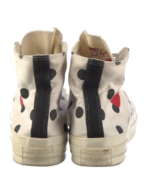 Comme des Garçons Play x Converse Canvas Polka Dot Print Sneakers