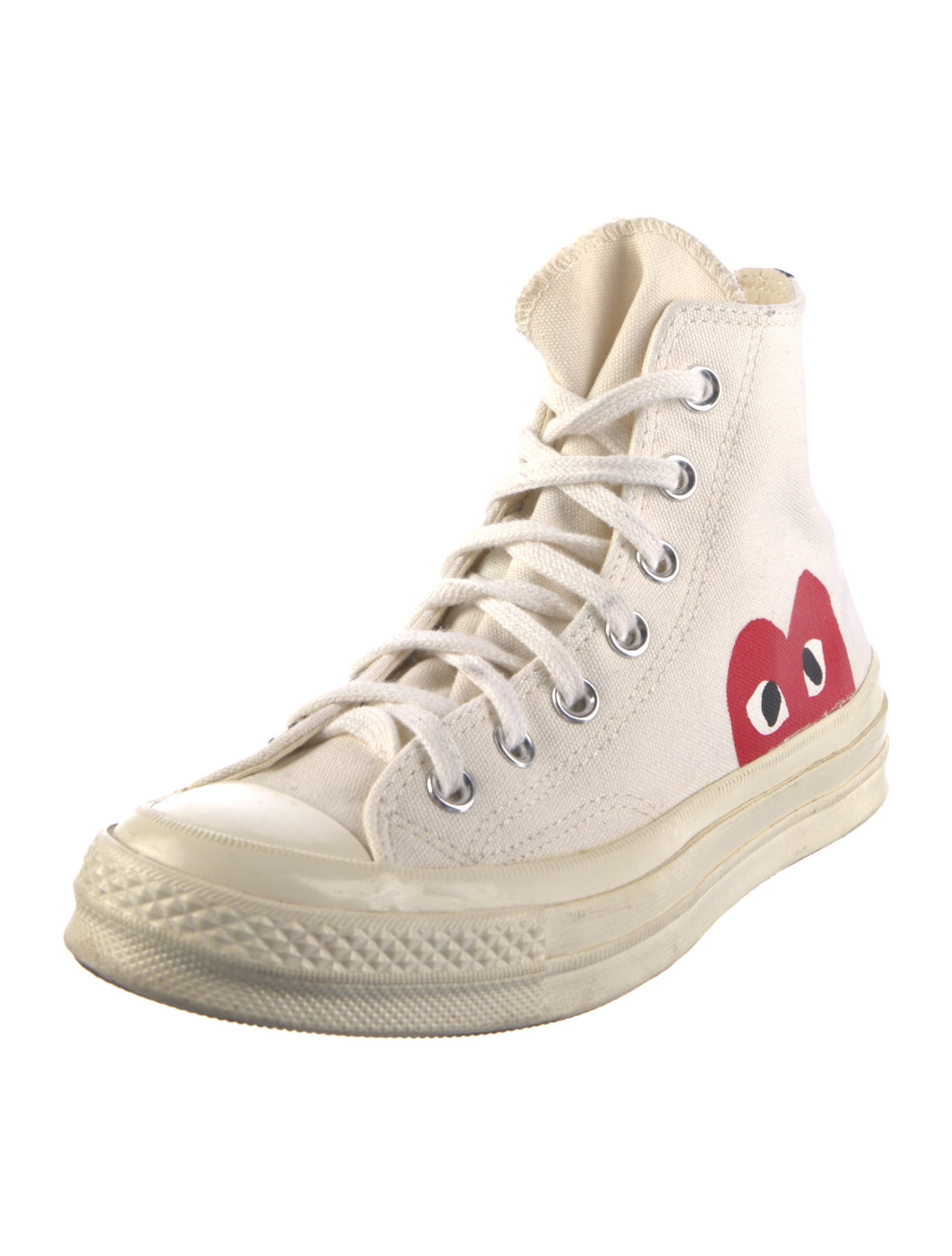 Comme des Garçons Play x Converse Canvas Printed Sneakers